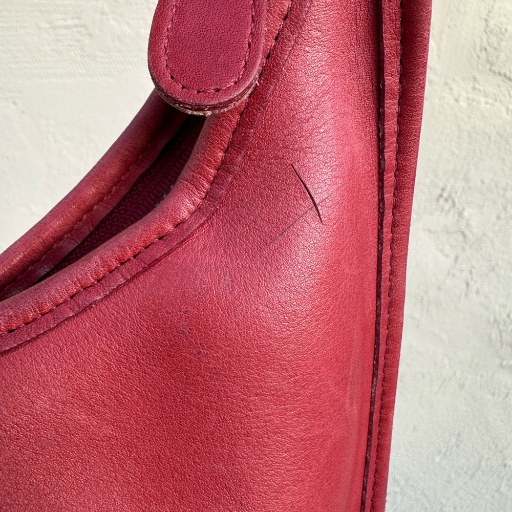 🎈Vintage Coach Red  Ergo Zip 9025 🎈 - Picture 9 of 13